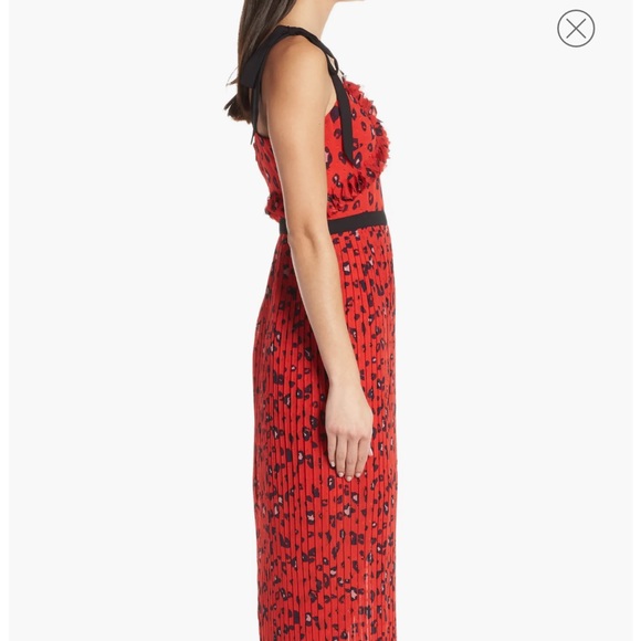 Foxiedox women midi leopard print dress - size medium. Like new! - Picture 5 of 8